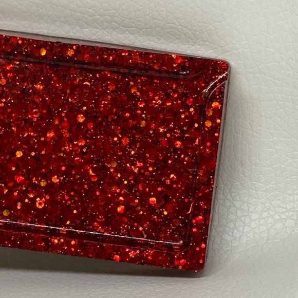 New holographic, Small red rolling tray - Picture 5 of 8